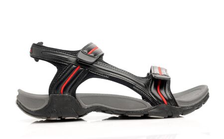 Sandal isolated over whiteの写真素材