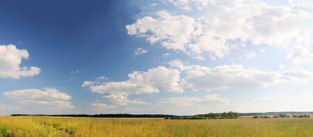 panoramic picture of skyの写真素材
