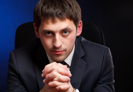 Serious businessman
