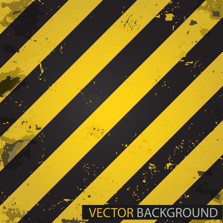 Hazard stripes. Vector backgroundのイラスト素材