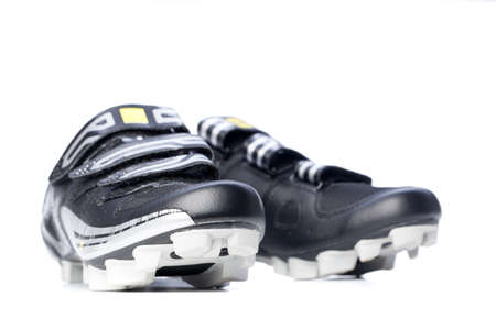 Sports boots. Isolated over white.の写真素材