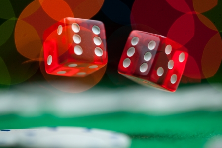 Two diceの写真素材