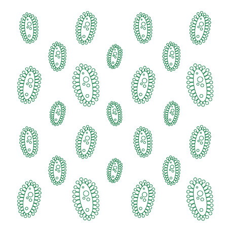 virus seamless patternのイラスト素材