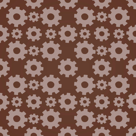 Seamless background with gears.のイラスト素材