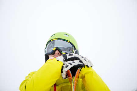 Male skierの写真素材