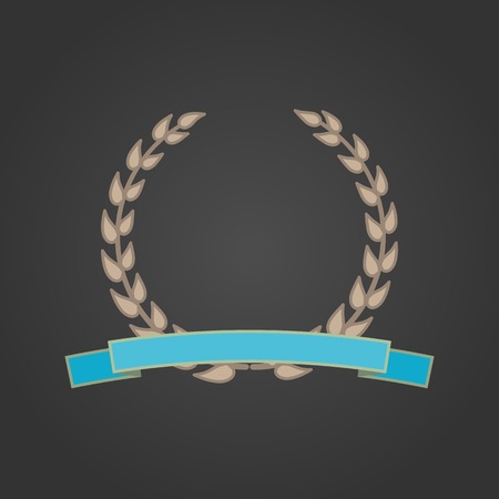 Laurel wreath vector illustrationのイラスト素材