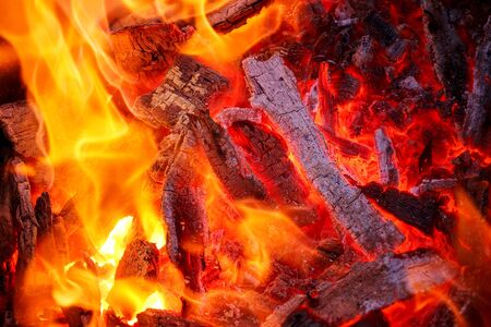 burning fire