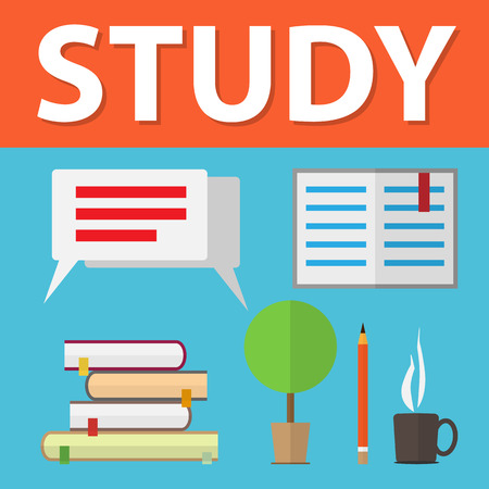 Flat design vector illustration concepts of education.のイラスト素材