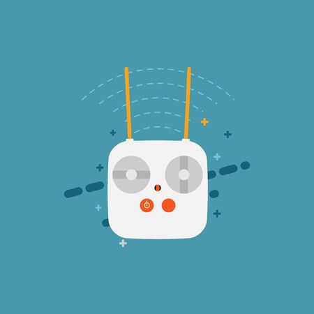 Remote controll for car, drone, fly and toy.のイラスト素材