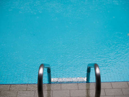 Photo of pool with ladderの写真素材
