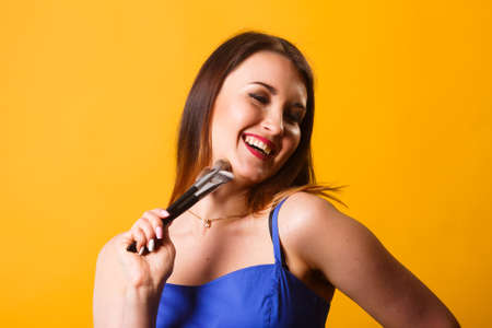 Portrait of girl with makeupの写真素材