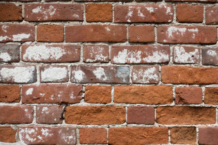 Image of red old brick wall.の写真素材