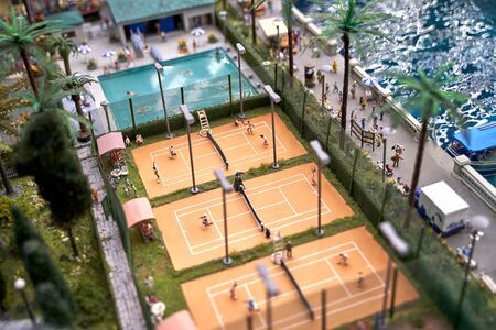 Saint-Petersburg Russian Federation - 13 october 2019: Part of Exhibition innational museum Grand Maket Russia Grand Maket Rossiyaのeditorial素材