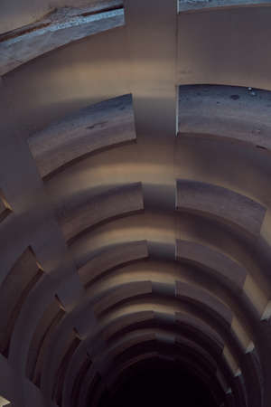 Modern architect of auto parkingの写真素材