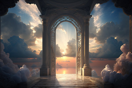 doors to heavenの写真素材