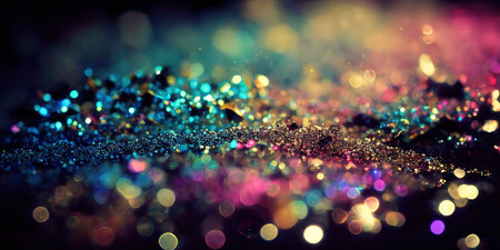 neon glitter backgroundの素材