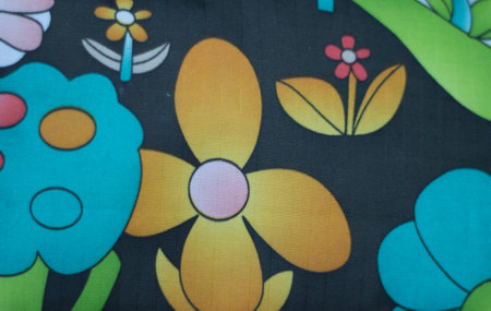 Floral fabric with flowers pattern useful for textures and background