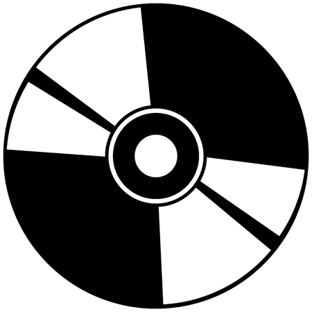 CD or DVD iconのイラスト素材