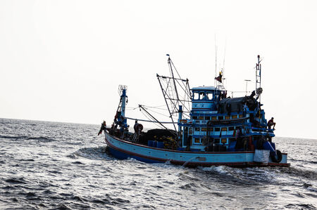 Fishing boatのeditorial素材