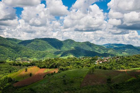 Cloud over th village hill