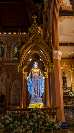 Mother Mary in the christ churchのeditorial素材