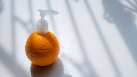 Orange spray is natural cosmeticの写真素材