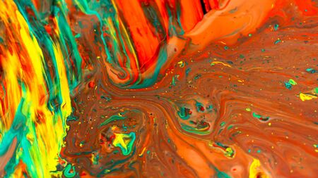 Acrylic color abstract backgroundの写真素材