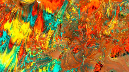 Acrylic color abstract backgroundの写真素材