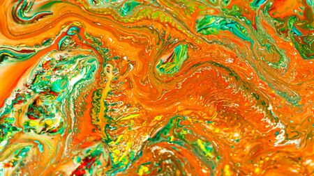 Acrylic color abstract backgroundの写真素材