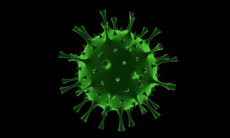 Coronavirus disease COVID-19 infection medical illustration.の写真素材
