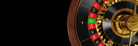 Gambling equipment in roulette-type casinos. Competitive games Bet in the casino. Table for gambling...