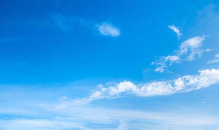 Beautiful blue sky and clouds with daylight natural background. The vast blue sky and clouds sky.