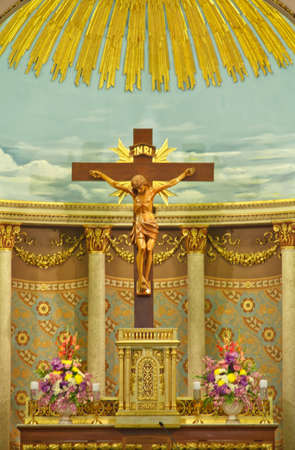 jesus altar in santacruz church