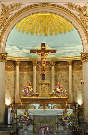 jesus altar in santacruz church