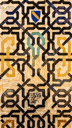 Ornamental pattern of Alhambraの写真素材
