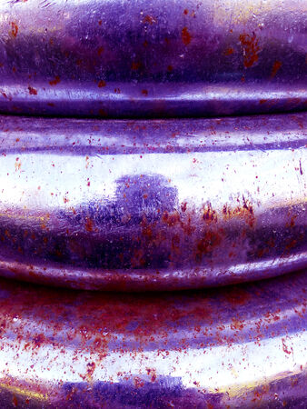 Rusted Chrome Texture In Purpleの写真素材