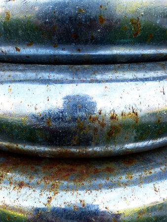 Rusted Chrome Textureの写真素材