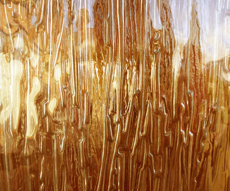 Molten Glass In Orangeの写真素材