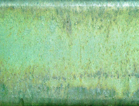 Rusty Metal In Cyan Greenの写真素材