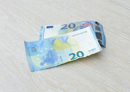 Euro bank notesの写真素材