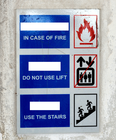 Sign Fire Exit