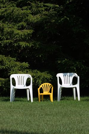 Family of chairs - verticleの写真素材