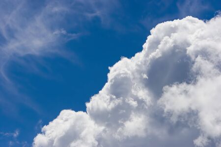Thick cloud moving in to block a beautiful sunny day