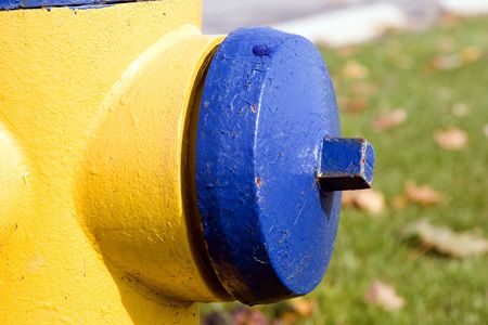 Endcap on fire hydrant