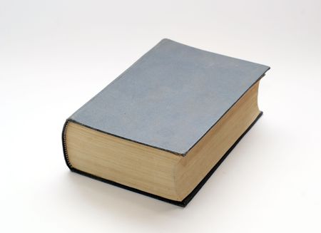 Old solid book with the dust on the coverの写真素材
