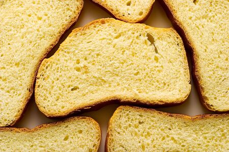 Sliced bread as a background