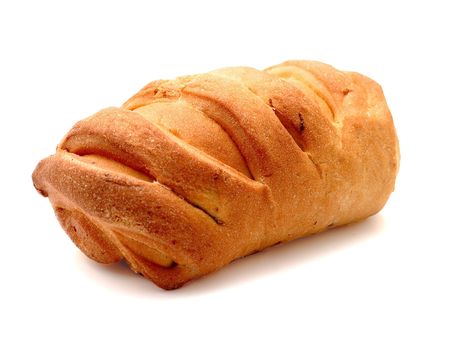 Bun isolated on white background.の写真素材