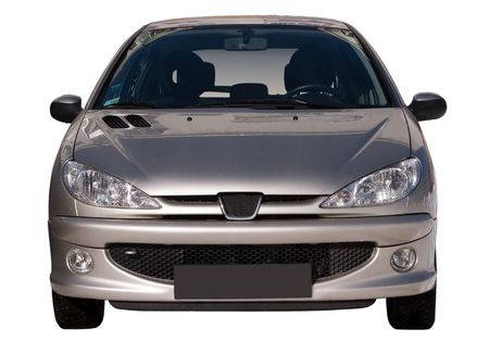 The modern car. Isolated on a white background for easy use.のeditorial素材