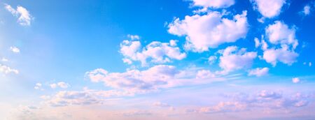 Bright sky with clouds.の写真素材