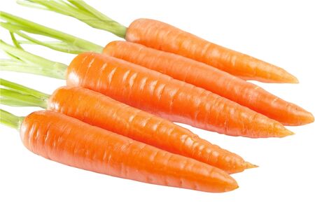 Carrot isolated on a white backgroundの写真素材